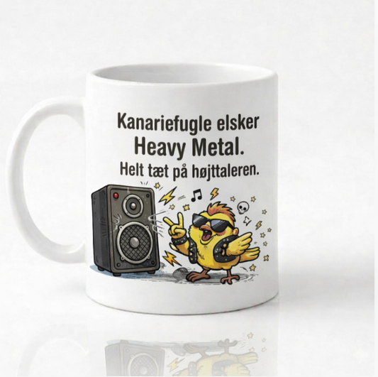 Humoristisk kop - kanariefugl