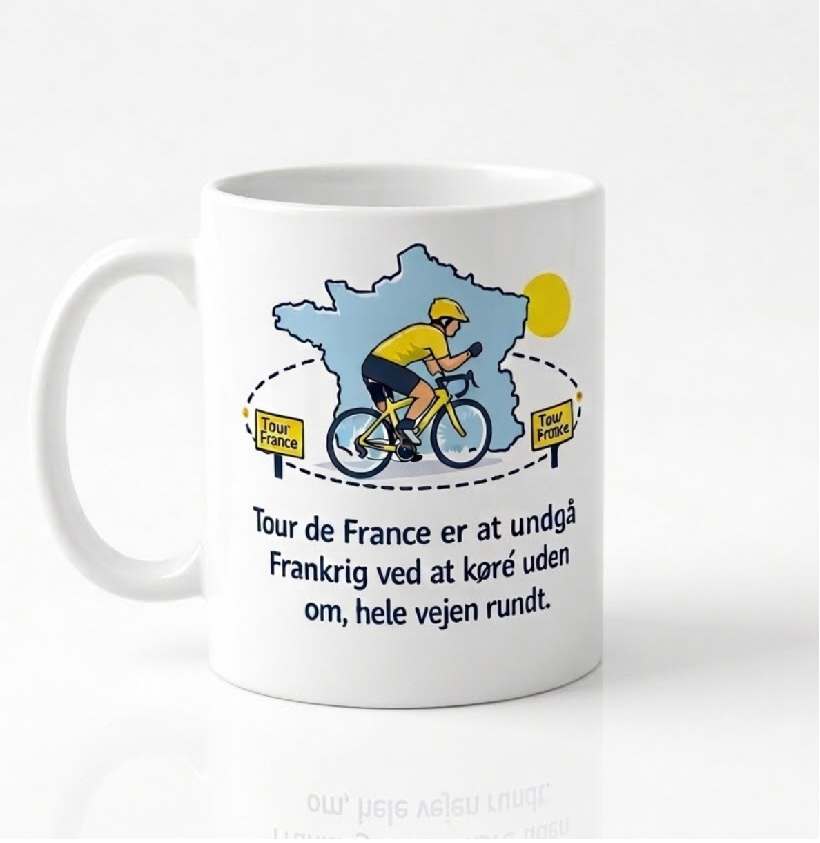 Humoristisk kop - Tour De France (Kopi)