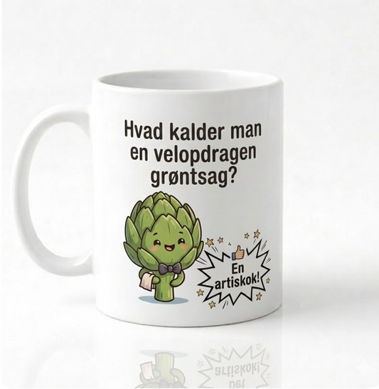 Humoristisk kop - Artiskok