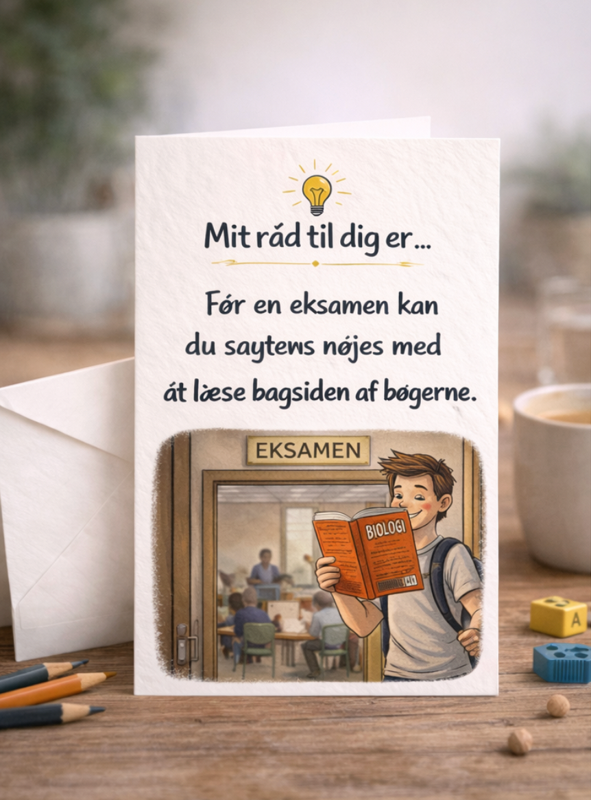Mit råd til dig - Eksamen